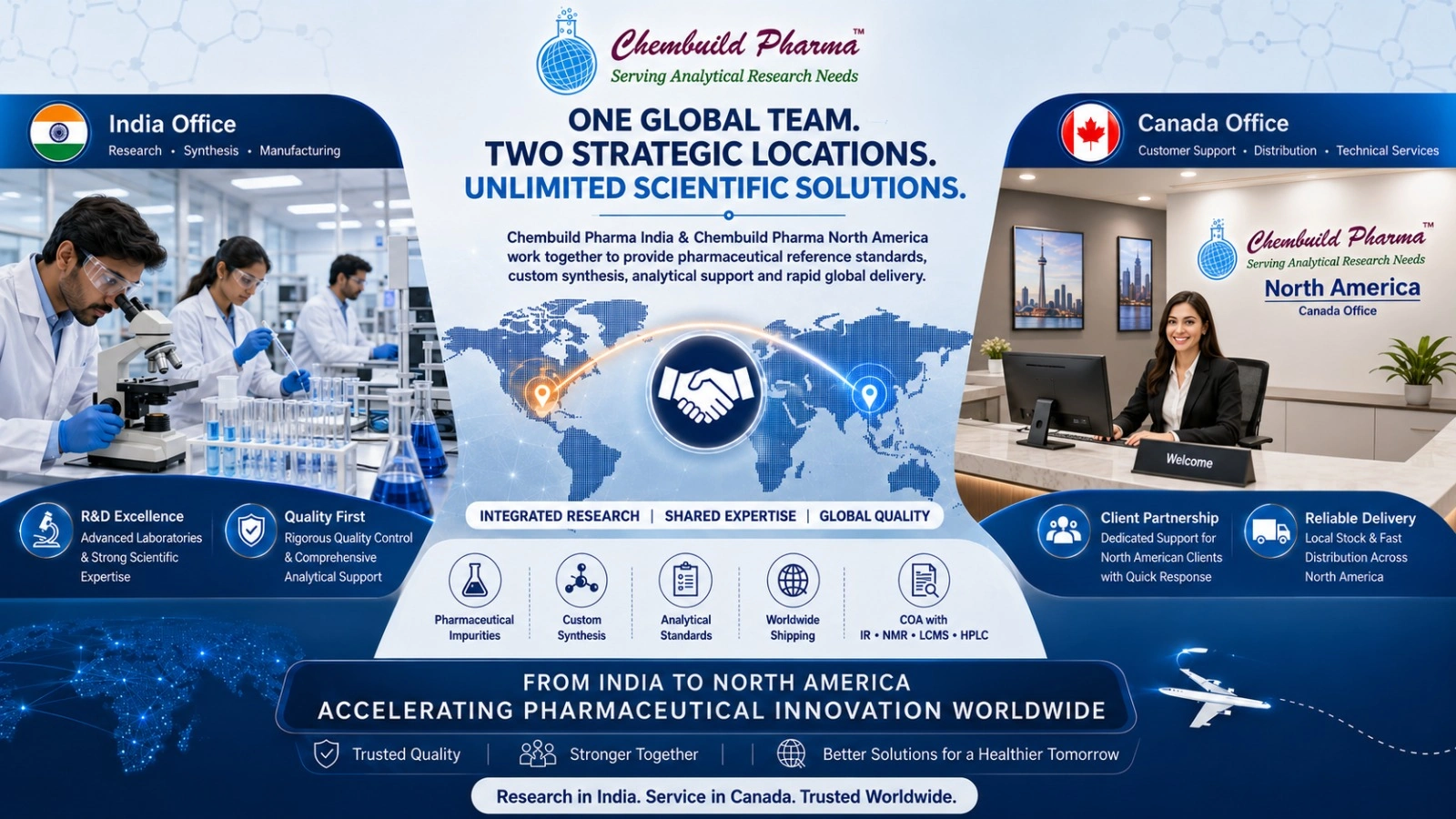 Chembuild Pharma pharmaceutical website project by DAPVIORA